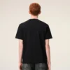 Ami de Coeur T-Shirt, Siyah Organik Pamuktan