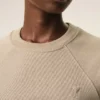 Bej Pamuklu Kabartmalı Ami de Coeur Sweatshirt