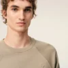 Bej Pamuklu Kabartmalı Ami de Coeur Sweatshirt