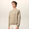 Bej Pamuklu Kabartmalı Ami de Coeur Sweatshirt
