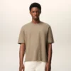 Bej Pamuklu Kabartmalı Ami de Coeur T-Shirt