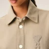 Bej Pamuklu Örme Ami de Coeur Overshirt
