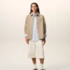 Bej Pamuklu Örme Ami de Coeur Overshirt
