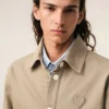 Bej Pamuklu Örme Ami de Coeur Overshirt