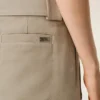 Bej Pamuklu Sarılı Mini Etek