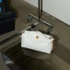 Beyaz İnek Derisi Karusel Çanta