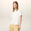 Beyaz Organik Pamuklu Ami de Coeur T-Shirt