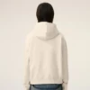 Beyaz Pamuklu Ami de Coeur Hoodie