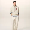 Beyaz Pamuklu Ami de Coeur Hoodie