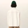 Beyaz Pamuklu Ami de Coeur Overshirt