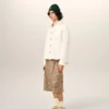 Beyaz Pamuklu Ami de Coeur Overshirt