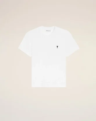 Beyaz Pamuklu Ami de Coeur T-Shirt