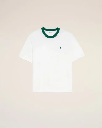 Beyaz Pamuklu Ami de Coeur T-Shirt