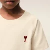 Beyaz Pamuklu Ami de Coeur T-Shirt