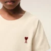 Beyaz Pamuklu Ami de Coeur T-Shirt