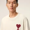 Beyaz Pamuklu Ami de Coeur T-Shirt