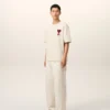 Beyaz Pamuklu Ami de Coeur T-Shirt