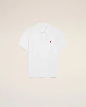Beyaz Pamuklu Red Ami de Coeur Polo Gömlek