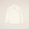 Beyaz Pamuklu Örme Ami de Coeur Overshirt