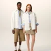 Beyaz Pamuklu Örme Ami de Coeur Overshirt
