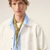 Beyaz Pamuklu Örme Ami de Coeur Overshirt