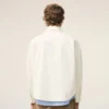 Beyaz Pamuklu Örme Ami de Coeur Overshirt