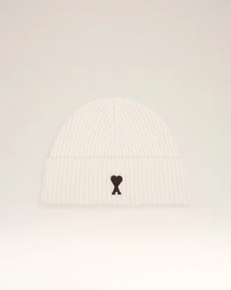 Beyaz Yün Ami de Coeur Beanie