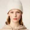 Beyaz Yün Ami de Coeur Beanie