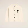 Beyaz Yün Ami de Coeur Cardigan