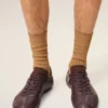 Bordo Pürüzsüz Deri Düşük Bilekli Step Spor Ayakkabı