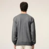 Gri İnce Yünlü Ami de Coeur Sweater Bisiklet Yaka Kazak
