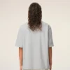 Gri Pamuklu Ami de Coeur Kabartmalı T-Shirt
