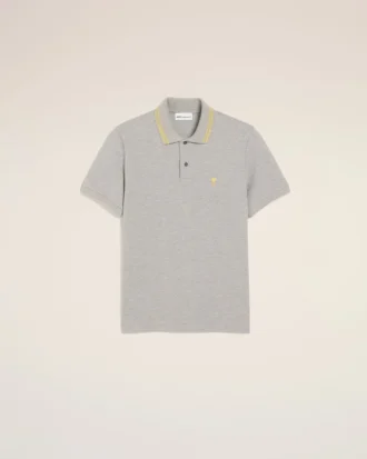 Gri Pamuklu Ami de Coeur Polo