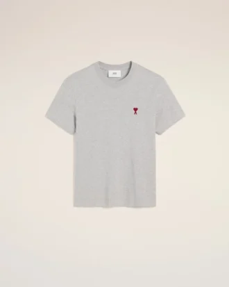Gri Pamuklu Ami de Coeur T-Shirt