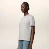 Gri Pamuklu Ami de Coeur T-Shirt