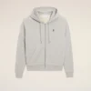 Gri Pamuklu Kontrast Ami de Coeur Hoodie
