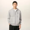 Gri Pamuklu Kontrast Ami de Coeur Hoodie