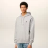 Gri Pamuklu Kontrast Ami de Coeur Hoodie