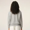 Gri Pamuklu Örgü Ami de Coeur Sweatshirt