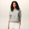 Gri Pamuklu Örgü Ami de Coeur Sweatshirt
