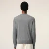 Gri Yünlü Ami de Coeur Sweater