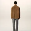 Kahverengi Deri Overshirt