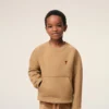 Kahverengi Pamuklu Ami de Coeur Bisiklet Yaka Sweatshirt