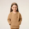 Kahverengi Pamuklu Ami de Coeur Bisiklet Yaka Sweatshirt
