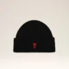 Kontrast Ami de Coeur Desenli Siyah Yün Beanie