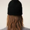Kontrast Ami de Coeur Desenli Siyah Yün Beanie
