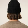 Kontrast Ami de Coeur Desenli Siyah Yün Beanie