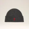 Kontrast Ami de Coeur Detaylı Gri Yün Beanie