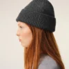 Kontrast Ami de Coeur Detaylı Gri Yün Beanie