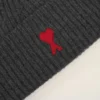 Kontrast Ami de Coeur Detaylı Gri Yün Beanie